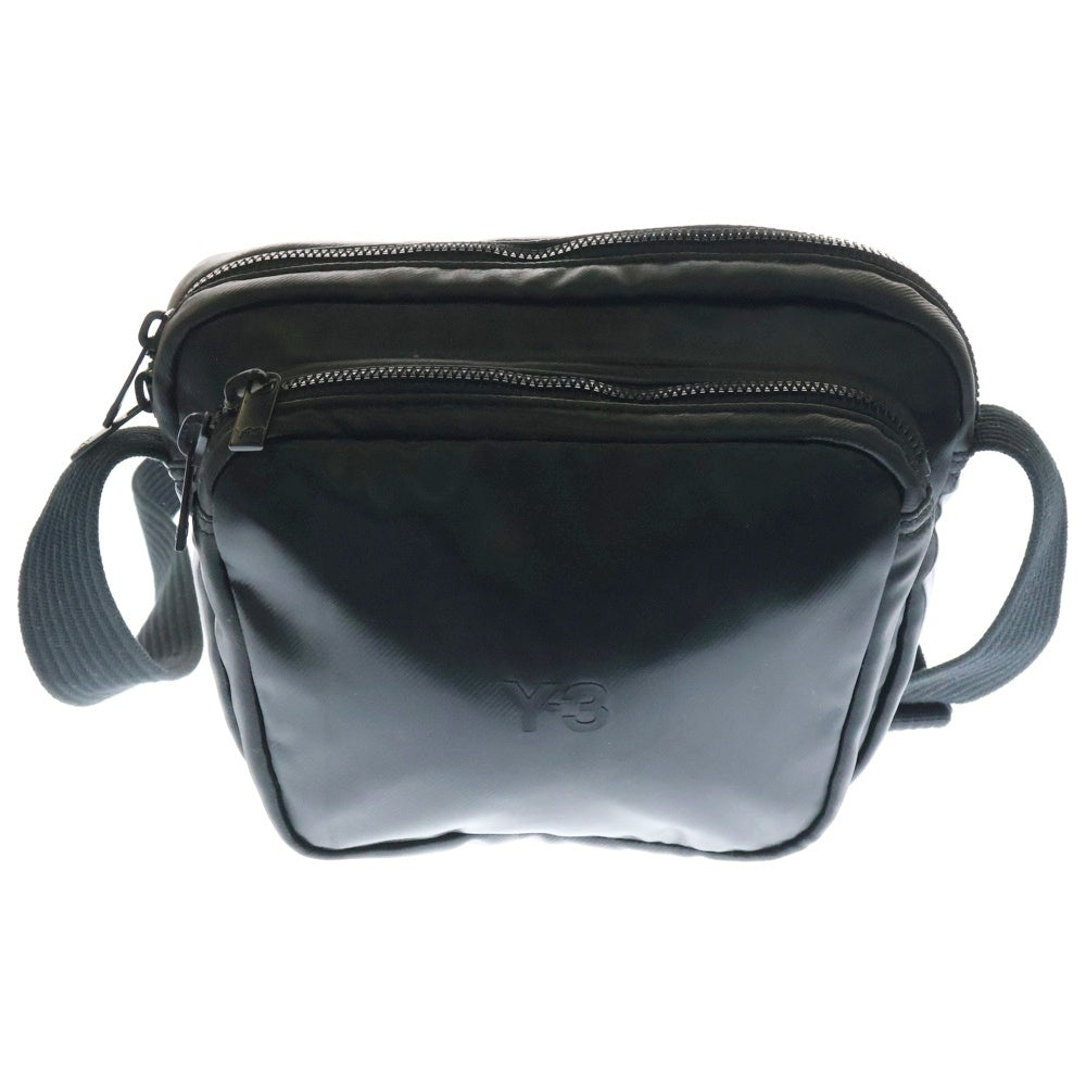Y-3(ワイスリー) X BODY BAG フロントロゴラバーボディバッグ ショルダーバッグ ブラック IJ9901
