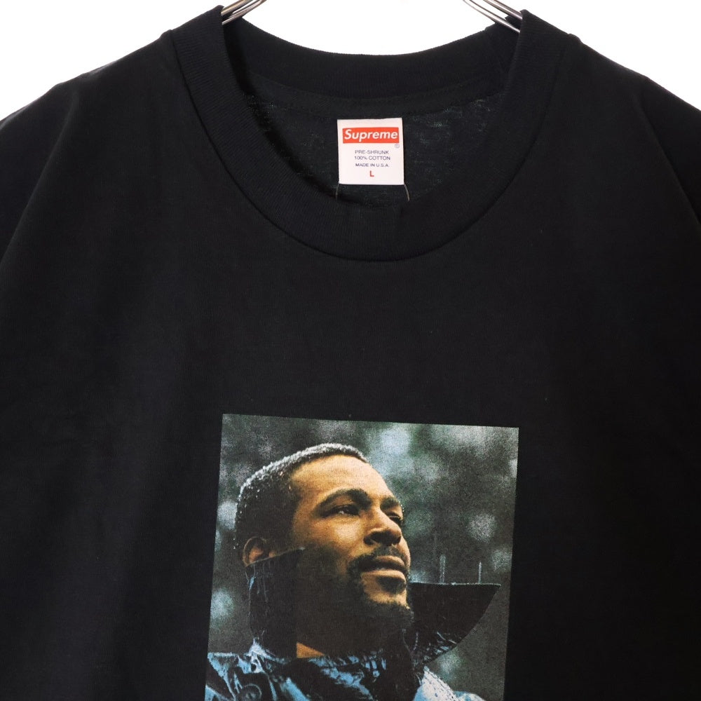 SUPREME(シュプリーム) 18AW Marvin Gaye Tee マーヴィンゲイプリント半袖カットソー 半袖Tシャツ ブラック