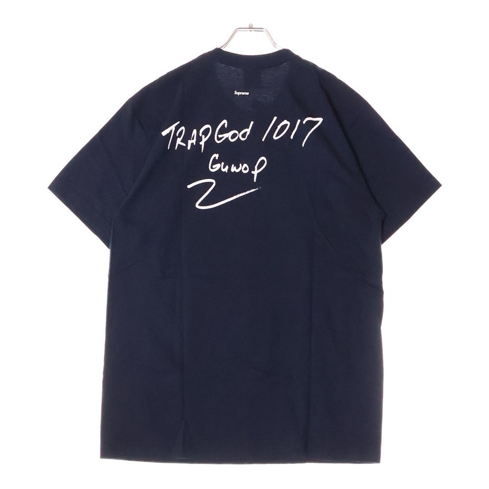 SUPREME(シュプリーム) 16AW Gucci Mane Tee グッチメイン半袖Tシャツ 半袖カットソー ネイビー