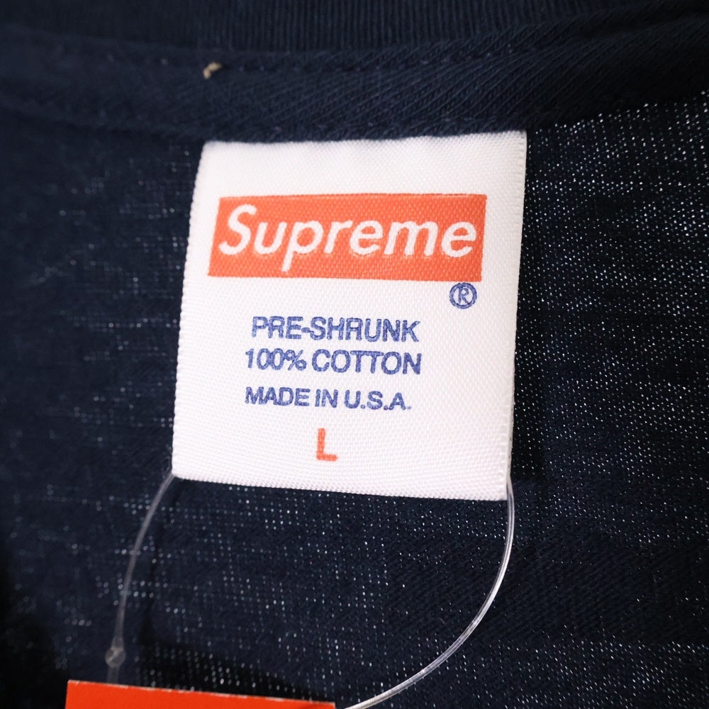 SUPREME(シュプリーム) 16AW Gucci Mane Tee グッチメイン半袖Tシャツ 半袖カットソー ネイビー