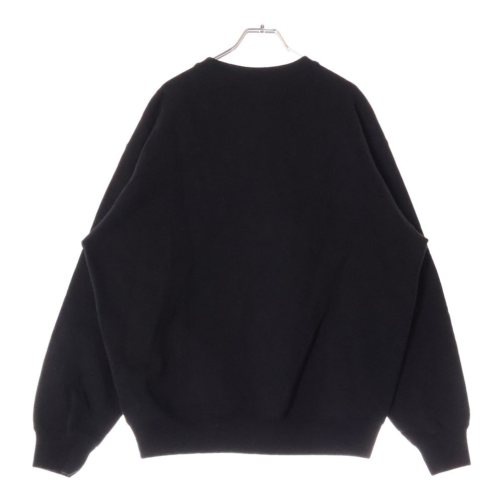 SUPREME(シュプリーム) 21SS Precision Crewneck プレシジョン フロントロゴ クルーネックスウェットトレーナー ブラック