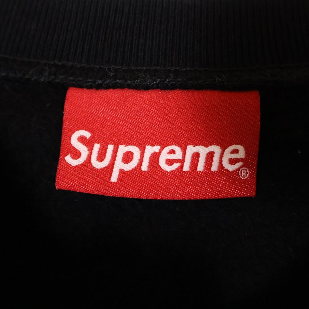 SUPREME(シュプリーム) 21SS Precision Crewneck プレシジョン フロントロゴ クルーネックスウェットトレーナー ブラック
