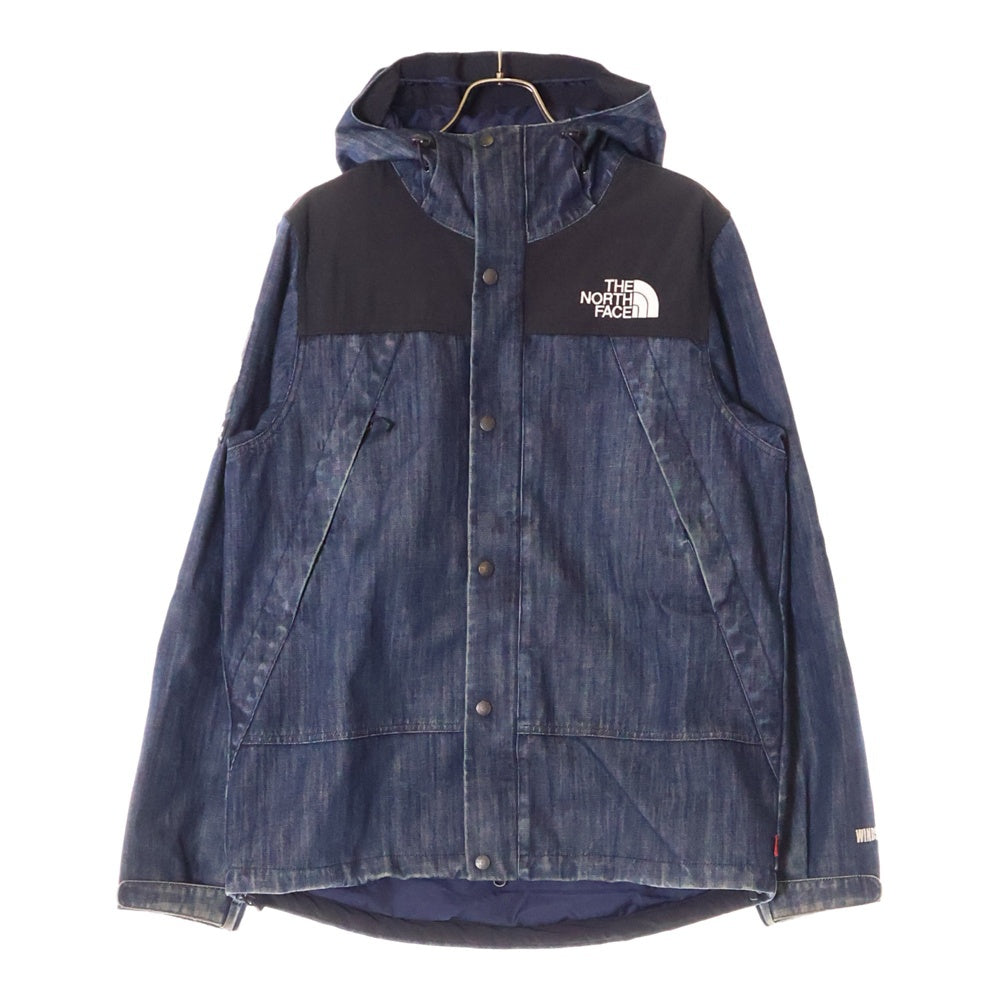 SUPREME(シュプリーム) 15SS ×THE NORTH FACE ノースフェイス DENIM DOT SHOT JACKET デニムジャケット マウンテンパーカー インディゴ