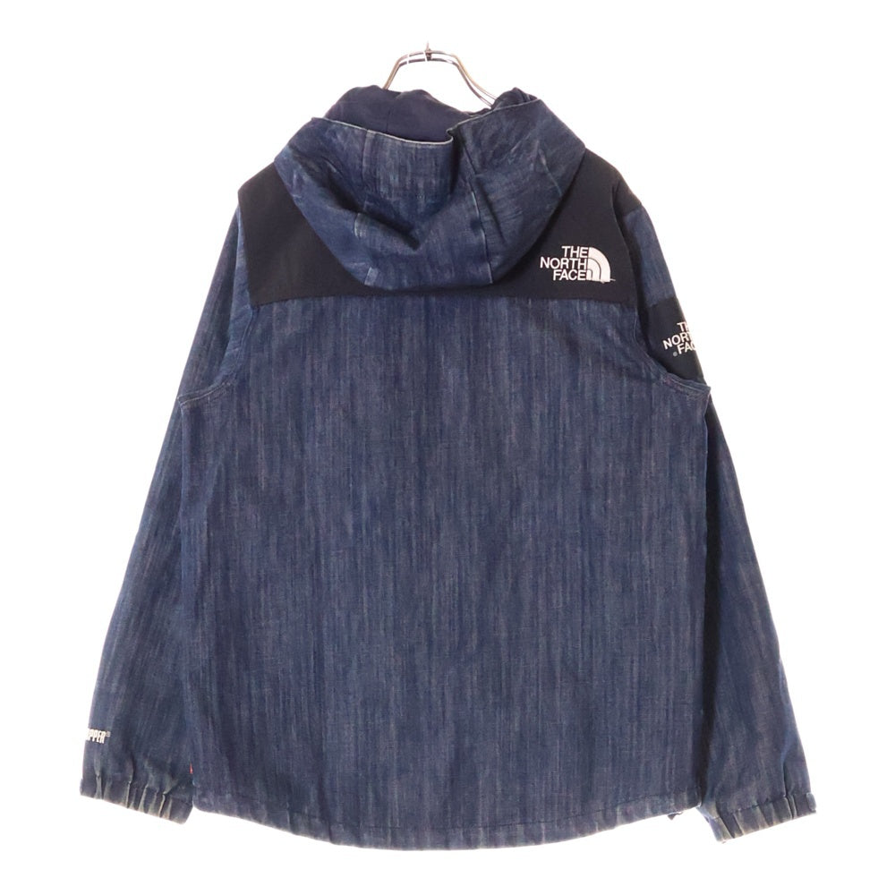 SUPREME(シュプリーム) 15SS ×THE NORTH FACE ノースフェイス DENIM DOT SHOT JACKET デニムジャケット マウンテンパーカー インディゴ