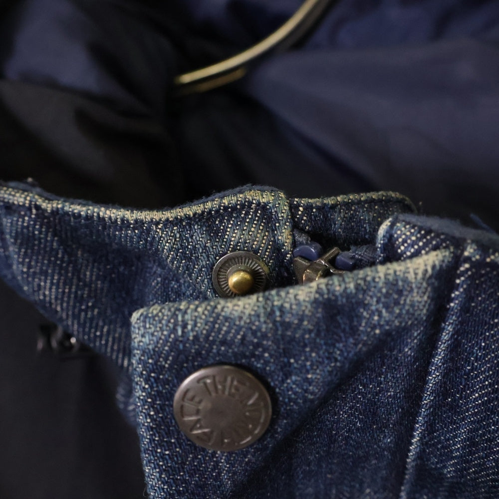 SUPREME(シュプリーム) 15SS ×THE NORTH FACE ノースフェイス DENIM DOT SHOT JACKET デニムジャケット マウンテンパーカー インディゴ