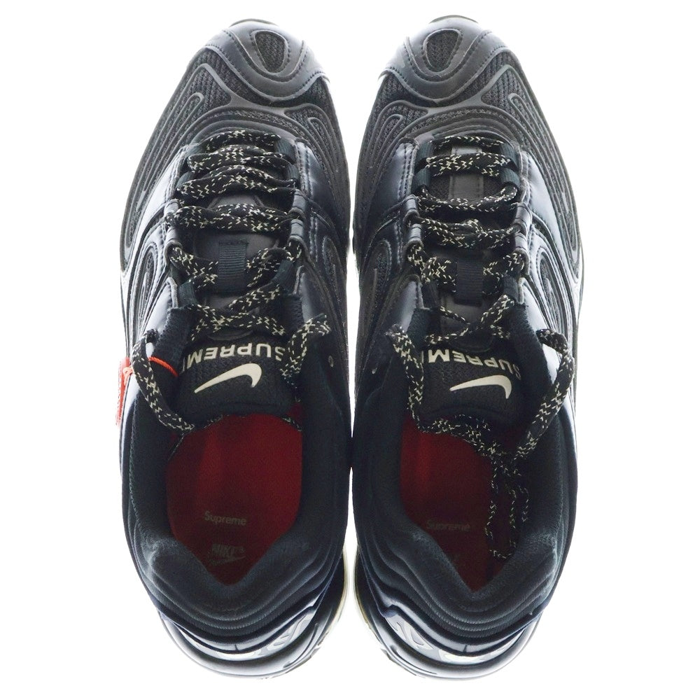 SUPREME(シュプリーム) ×Nike Air Max 98 TL SP Low Cut Sneakers DR1033-001 ×ナイキ エアマックス98 TL SP ローカットスニーカー ブラック US9.5/27.5cm