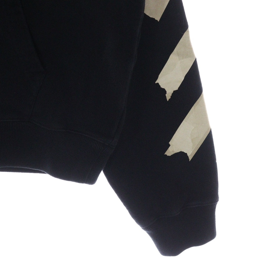 OFF-WHITE(オフホワイト) 20SS Tape Arrows Over Hoodie テープアローズオーバーフーディー プルオーバースウェットパーカー ブラック OMBB037R20E30002