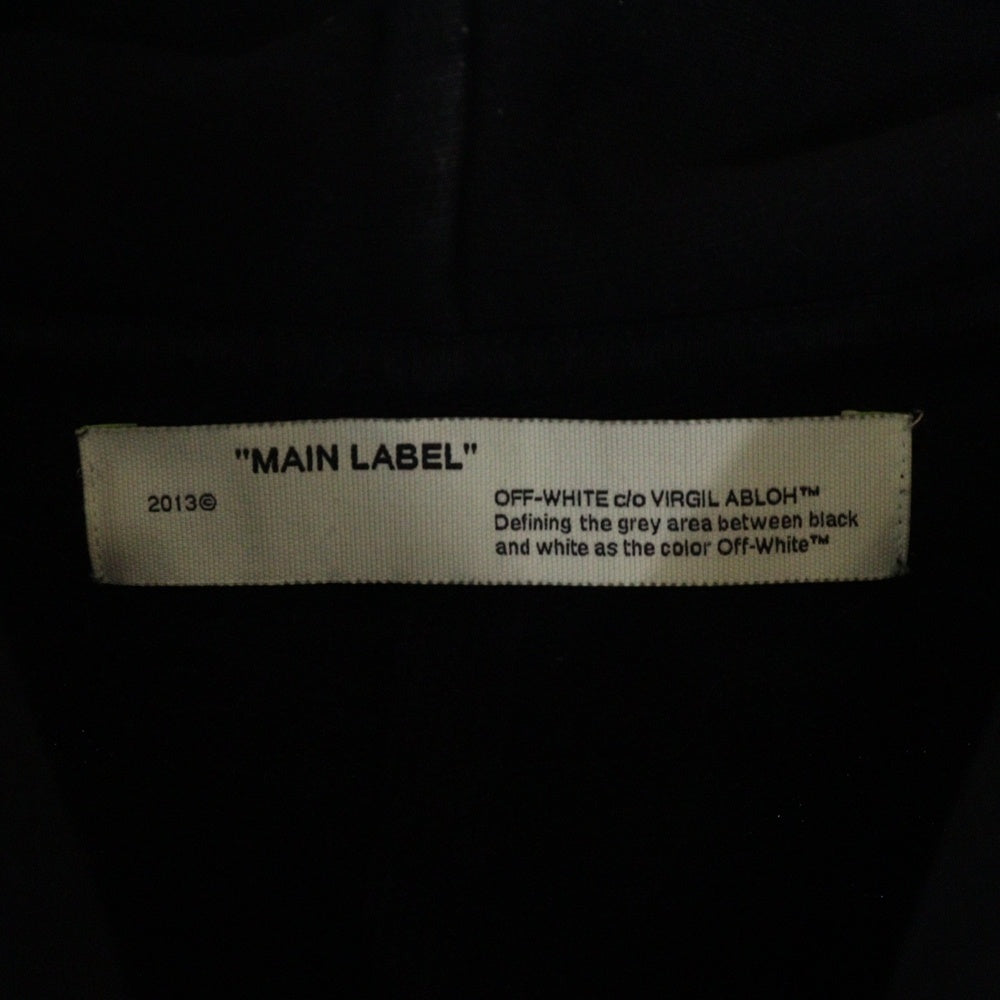 OFF-WHITE(オフホワイト) 20SS Tape Arrows Over Hoodie テープアローズオーバーフーディー プルオーバースウェットパーカー ブラック OMBB037R20E30002