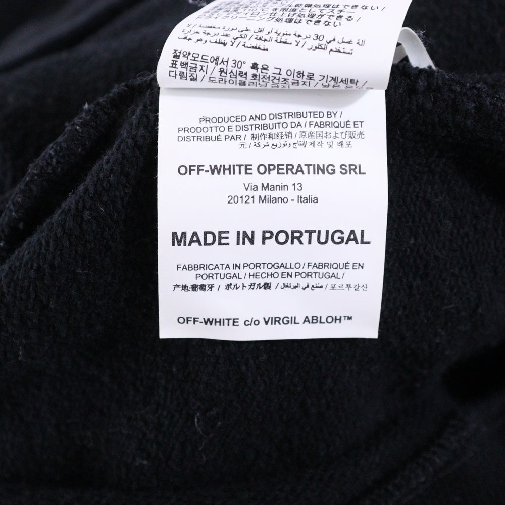 OFF-WHITE(オフホワイト) 20SS Tape Arrows Over Hoodie テープアローズオーバーフーディー プルオーバースウェットパーカー ブラック OMBB037R20E30002