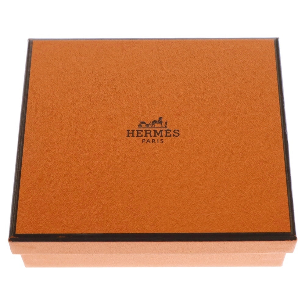 HERMES(エルメス) ベアン コンビネ U刻印 ゴールド金具 三つ折りウォレット コンパクト 財布 ブラック