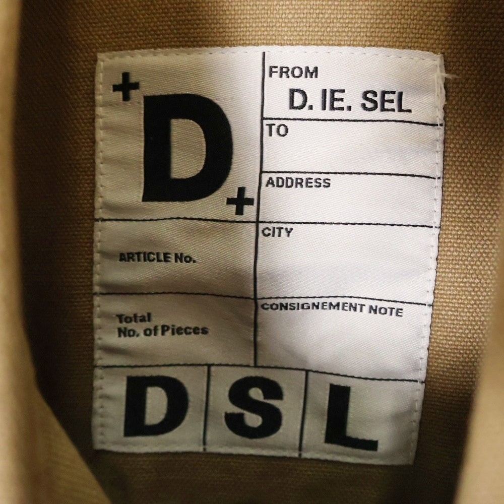 DIESEL(ディーゼル) S-Mich Printed Regular Fit Cotton Shirt レギュラーフィットコットンシャツジャケット ベージュ 0QGAC