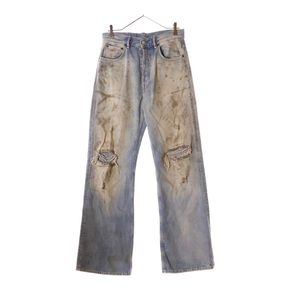Acne Studios(アクネ ストゥディオズ) 2021M Penicillin ダメージ加工 デニムパンツ ジーンズ B00317 インディゴ