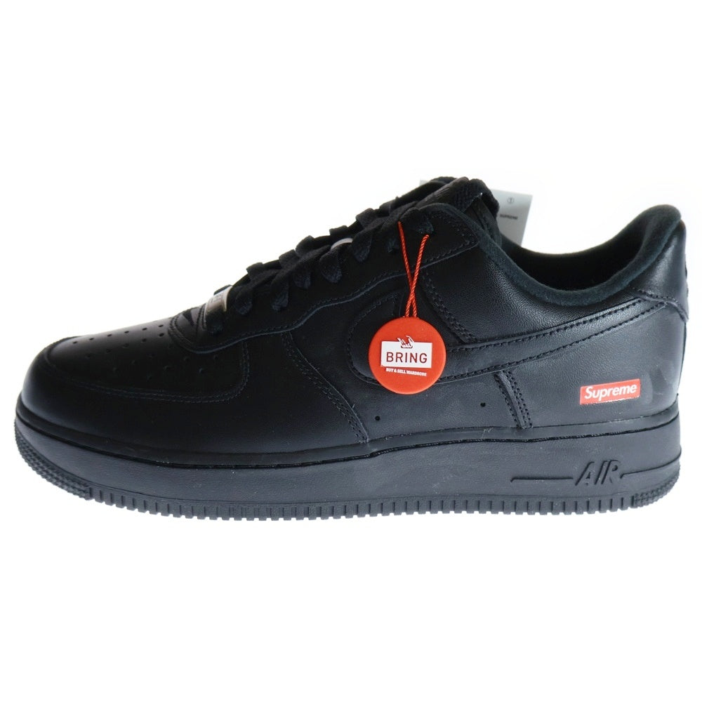 NIKE(ナイキ) ×SUPREME AIR FORCE 1 LOW CU9225-001 エアフォースワンロー ローカットスニーカー US9.5/27.5cm ブラック