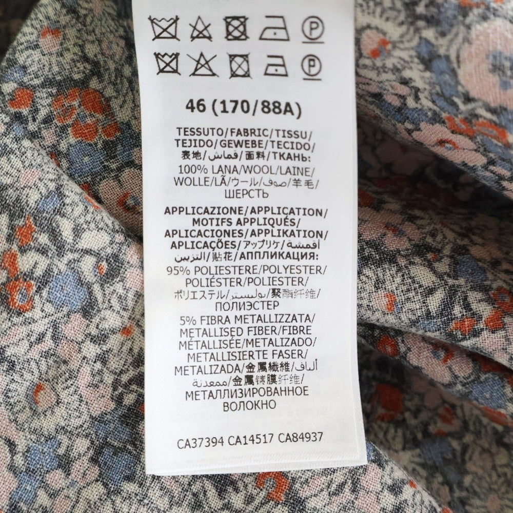 GUCCI(グッチ) ウール 花柄 ロング長袖シャツ マルチカラー 635755 ZAFEG