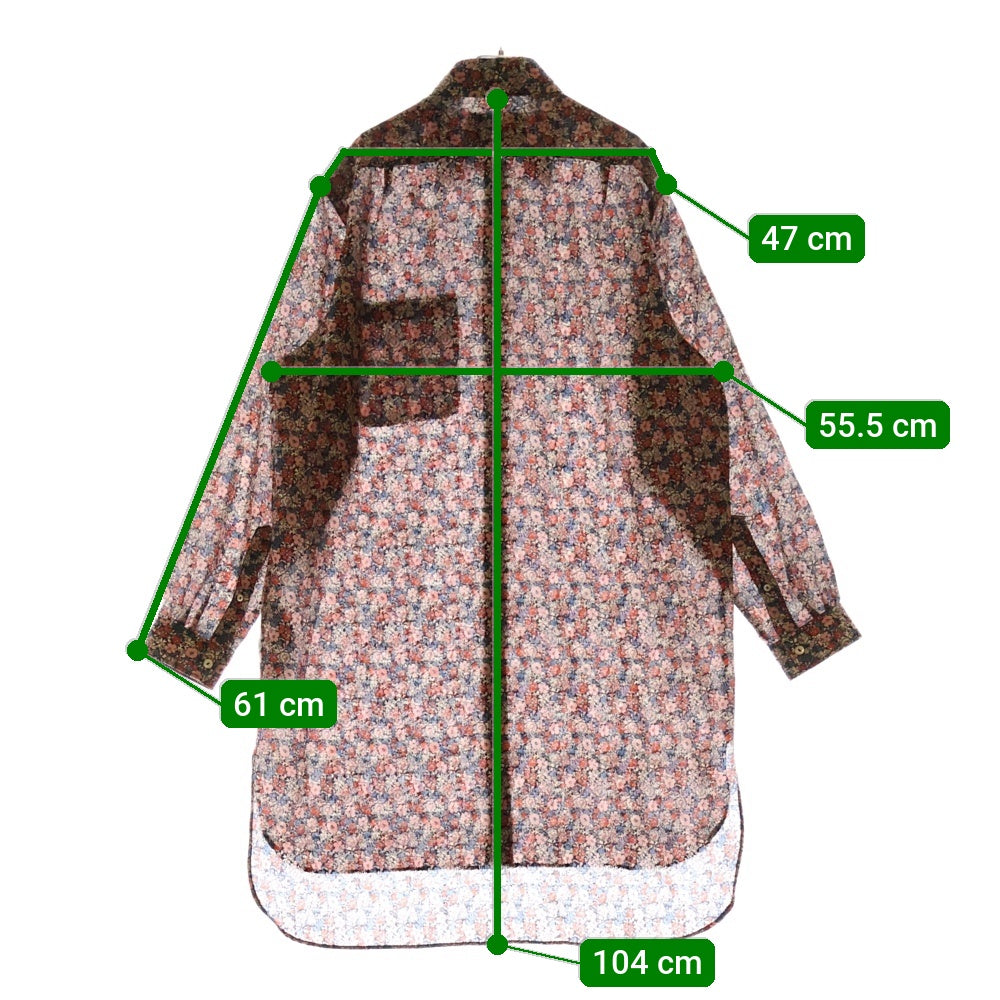 GUCCI(グッチ) ウール 花柄 ロング長袖シャツ マルチカラー 635755 ZAFEG