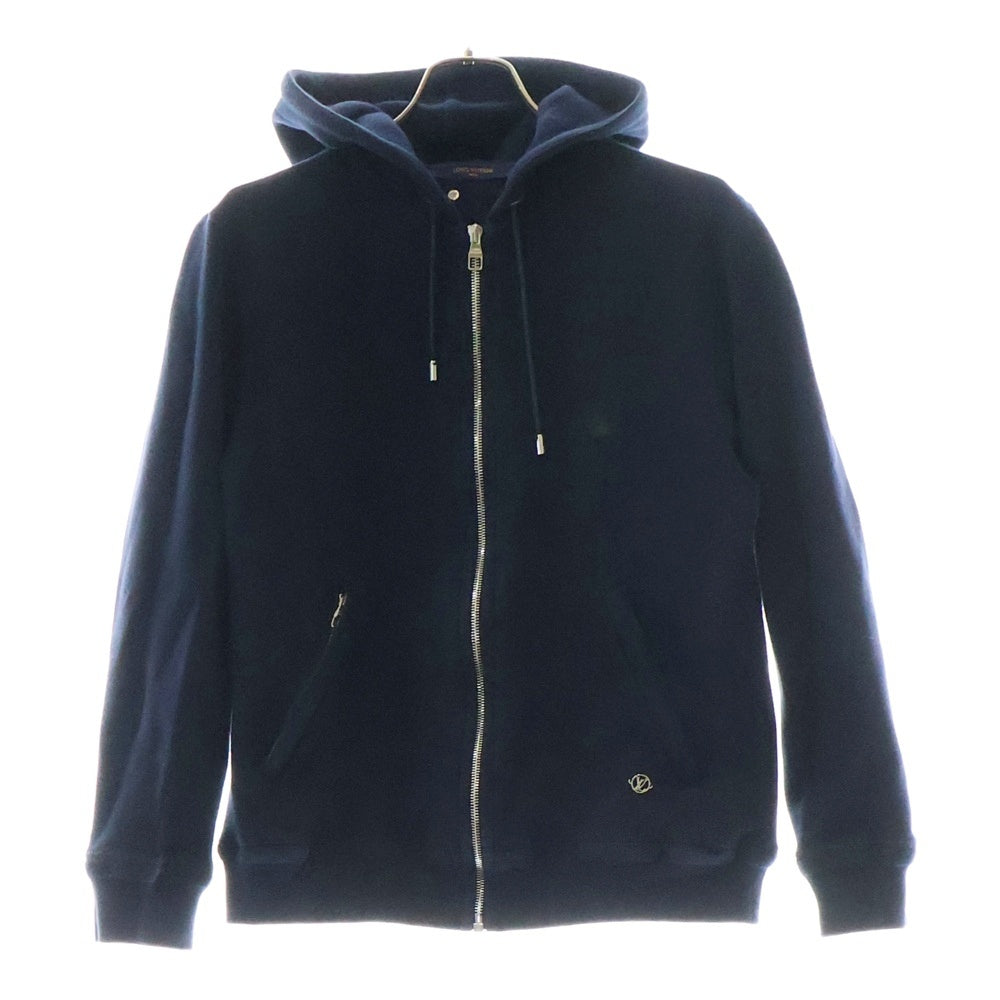LOUIS VUITTON(ルイヴィトン) 20SS LV Circle Logo Zip Hoodie RM201Q JUJ HFY42W LVサークルロゴ ジップパーカー フーディ ネイビー