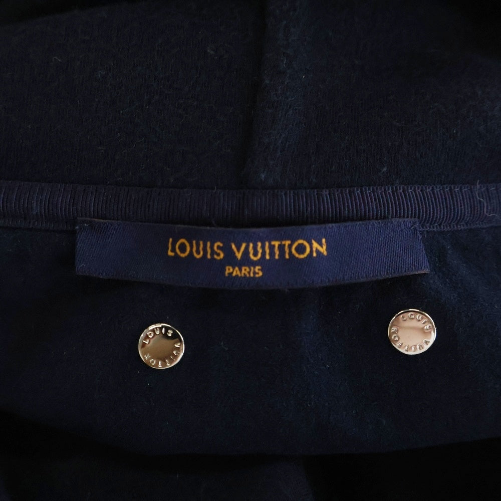 LOUIS VUITTON(ルイヴィトン) 20SS LV Circle Logo Zip Hoodie RM201Q JUJ HFY42W LVサークルロゴ ジップパーカー フーディ ネイビー