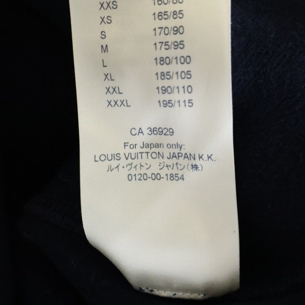 LOUIS VUITTON(ルイヴィトン) 20SS LV Circle Logo Zip Hoodie RM201Q JUJ HFY42W LVサークルロゴ ジップパーカー フーディ ネイビー