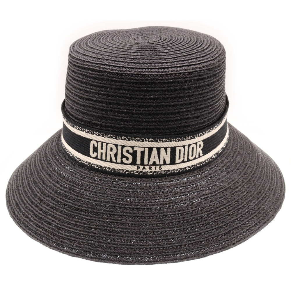 Christian Dior(クリスチャンディオール) DIORESORT ディオリゾート ストローハット ブラック 21DRT924G171