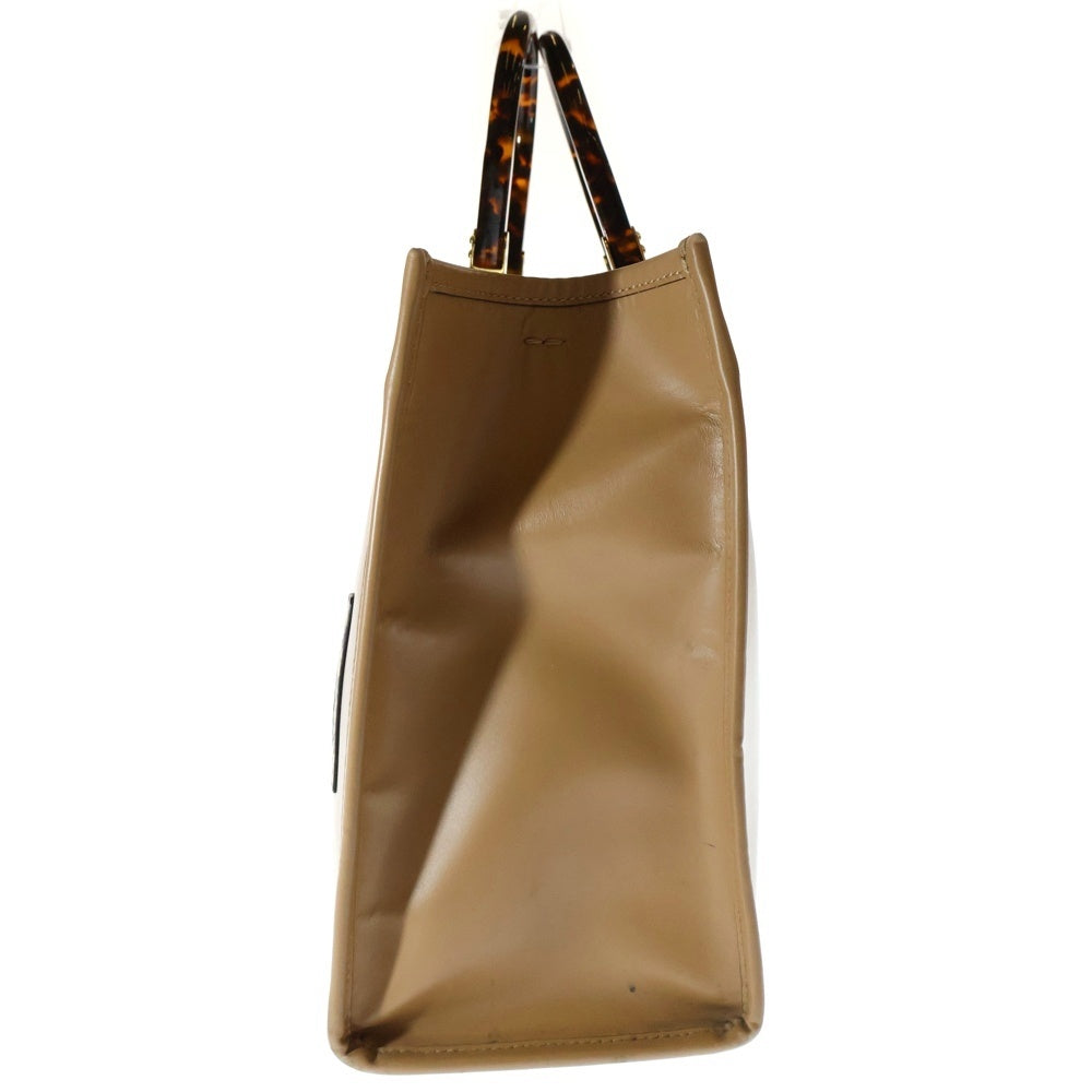 FENDI(フェンディ) SUNSHINE MEDIUM 8BH386 サンシャイン ミディアム レザー エキゾチックレザー トートバッグ ブラウン