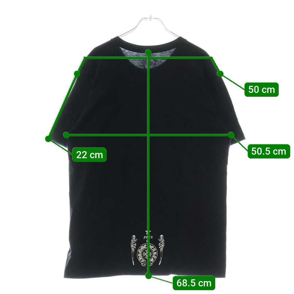 CHROME HEARTS(クロムハーツ) CH T-SHRT 1 FOTIナスカルプリント半袖Tシャツ 半袖カットソー ブラック