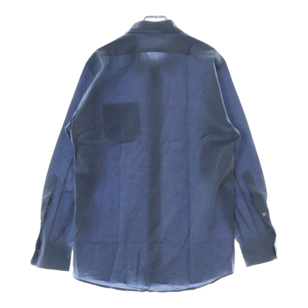 STONE ISLAND(ストーンアイランド) STRIPE SHIRT 長袖ストライプシャツ ブルー/グレー 49141513