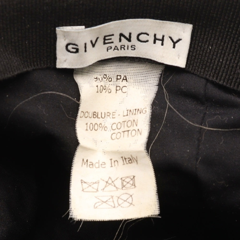 GIVENCHY(ジバンシィ) マジックテープロゴキャップ 帽子 ブラック
