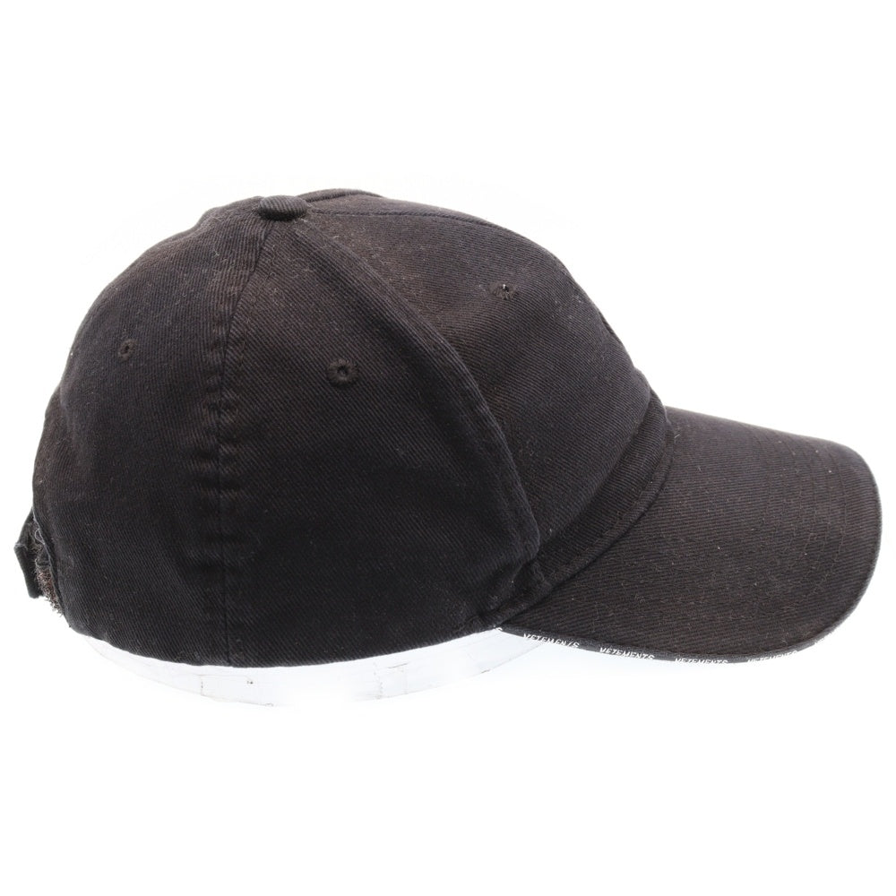 VETEMENTS(ヴェトモン) 17AW EURO CAP ユーロキャップ 帽子 ブラック WAH18AC29