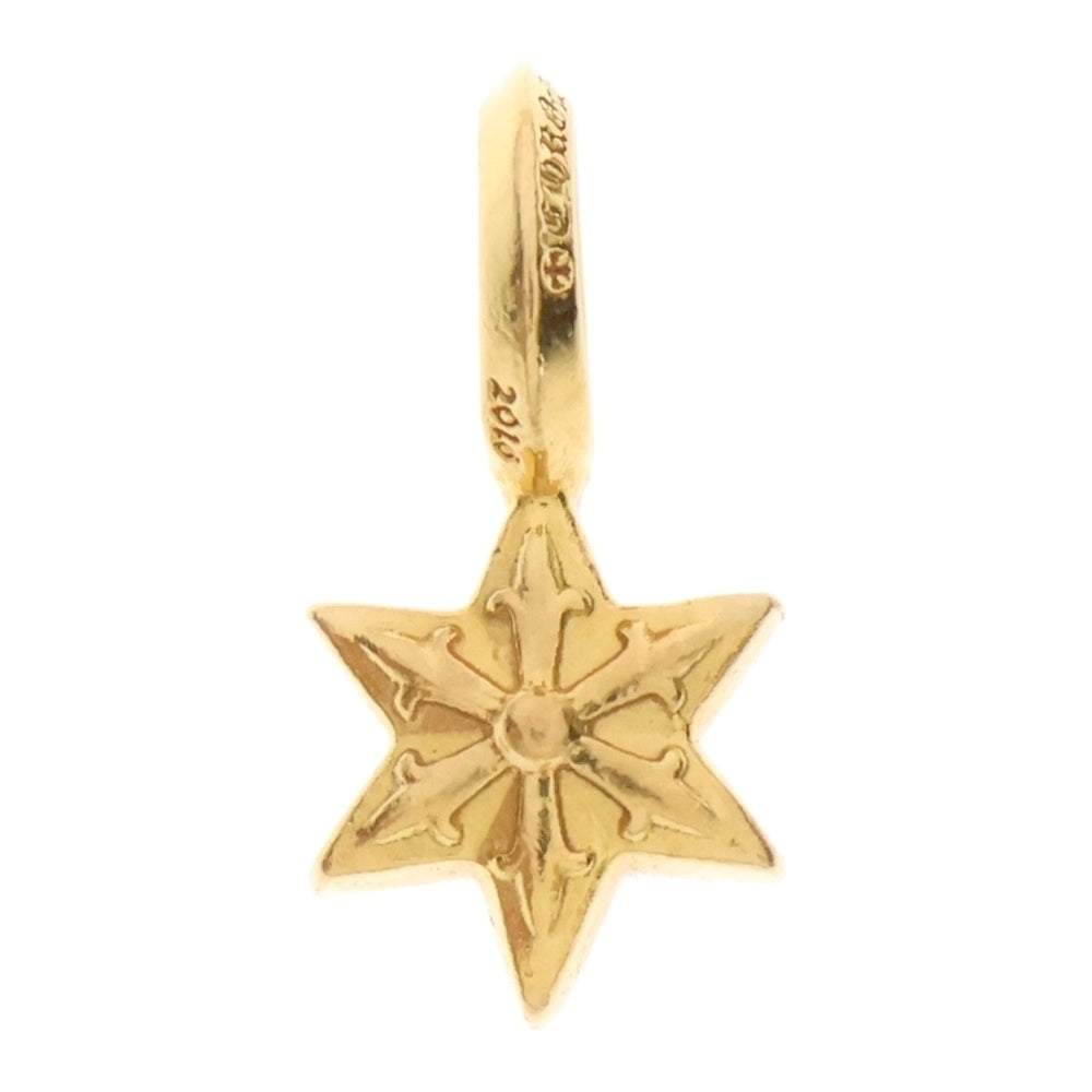 CHROME HEARTS(クロムハーツ) 22K STACK STAR V2 スタースタックチャーム ペンダントトップ ゴールド BCA405