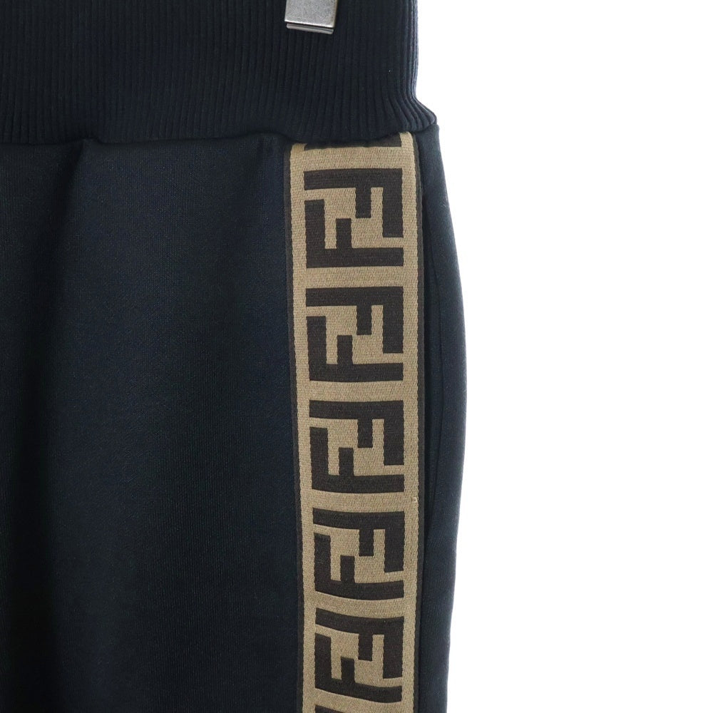 FENDI(フェンディ) サイドズッカロゴテープ トラックスウェットパンツ ブラック レディース FAB156