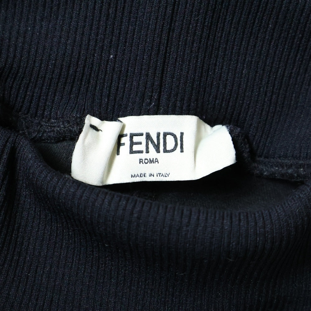 FENDI(フェンディ) サイドズッカロゴテープ トラックスウェットパンツ ブラック レディース FAB156