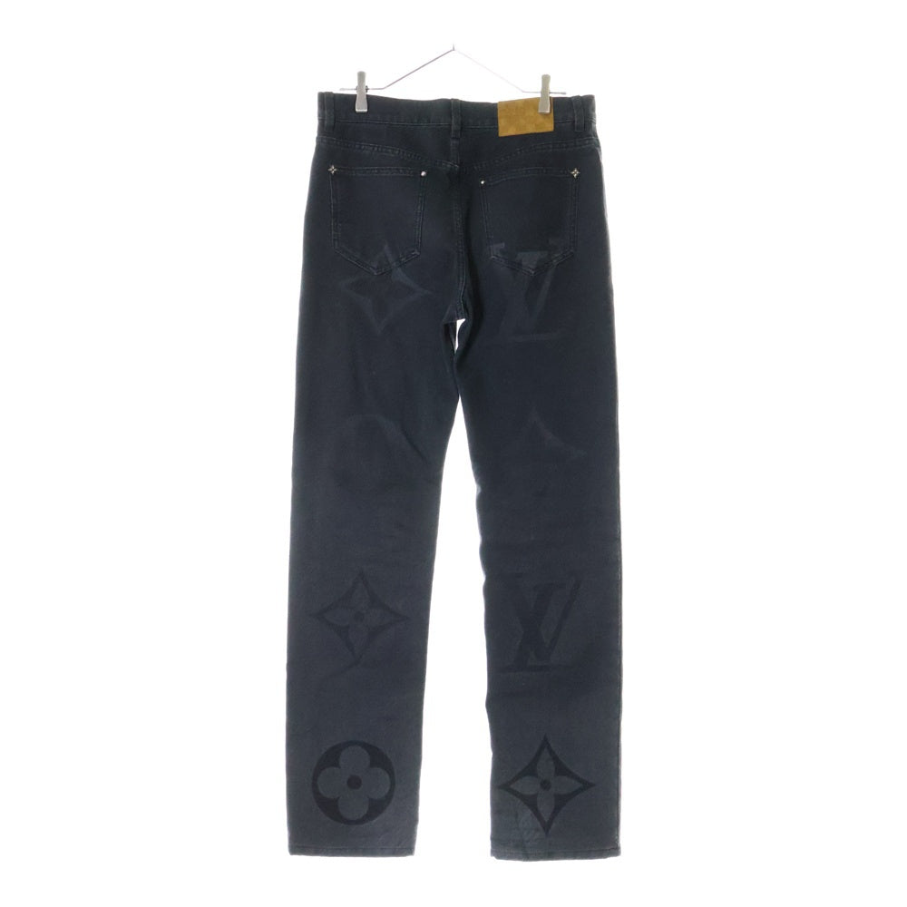 LOUIS VUITTON(ルイヴィトン) 25SS MONOGRAM FLOUR DENIM PANTS モノグラムフラワーデニムパンツ ジーンズ ブラック RM251M9 OWZ HSD15W