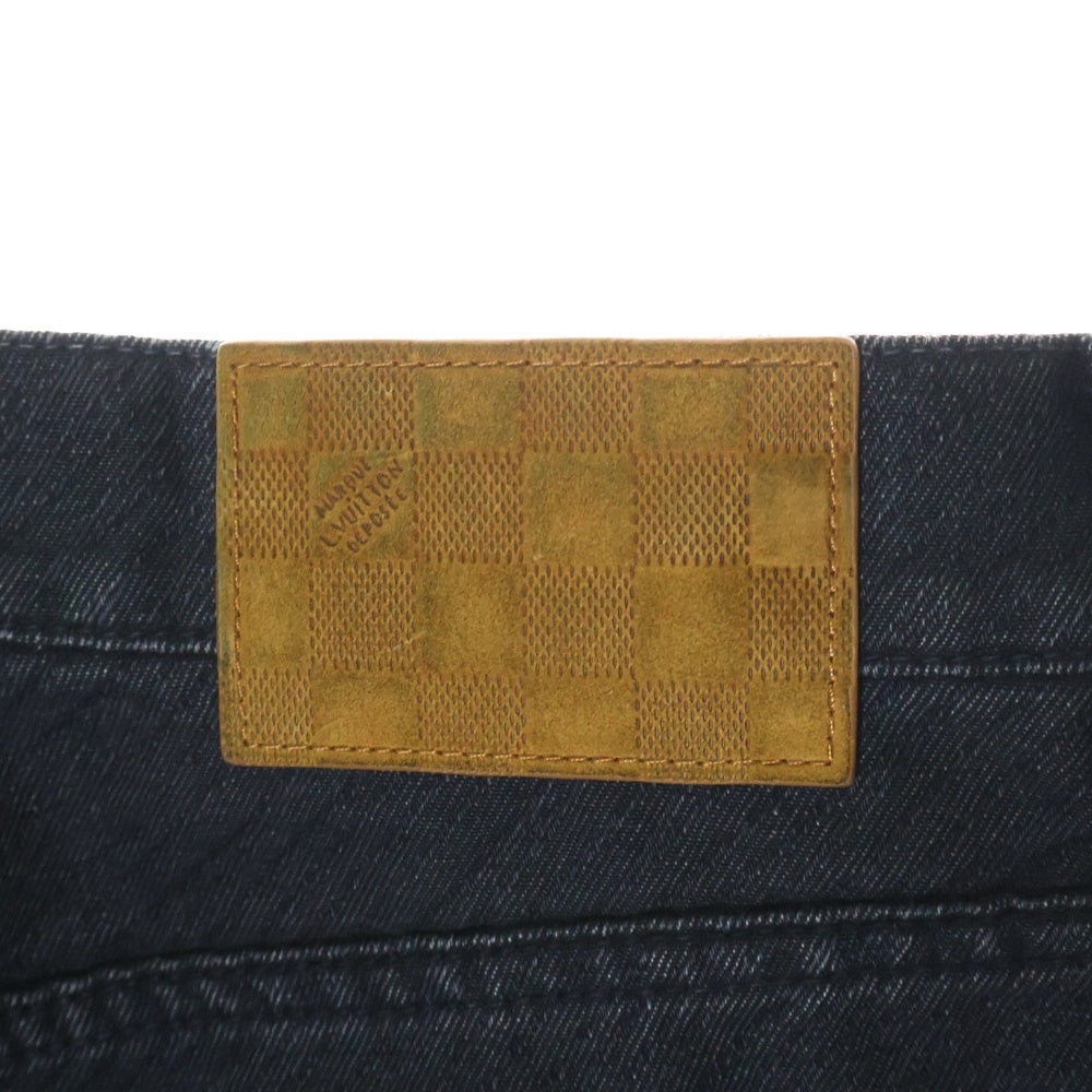 LOUIS VUITTON(ルイヴィトン) 25SS MONOGRAM FLOUR DENIM PANTS モノグラムフラワーデニムパンツ ジーンズ ブラック RM251M9 OWZ HSD15W