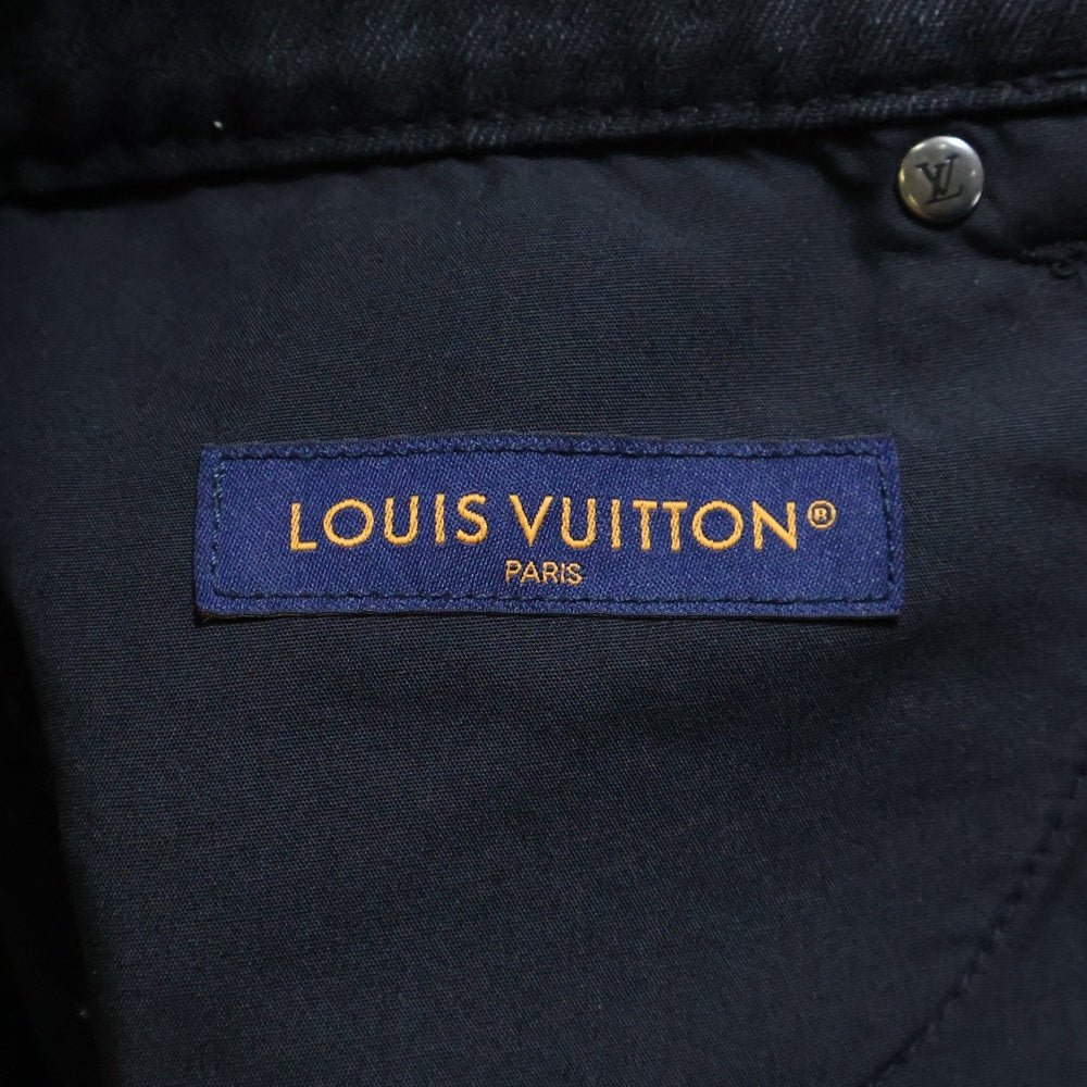 LOUIS VUITTON(ルイヴィトン) 25SS MONOGRAM FLOUR DENIM PANTS モノグラムフラワーデニムパンツ ジーンズ ブラック RM251M9 OWZ HSD15W