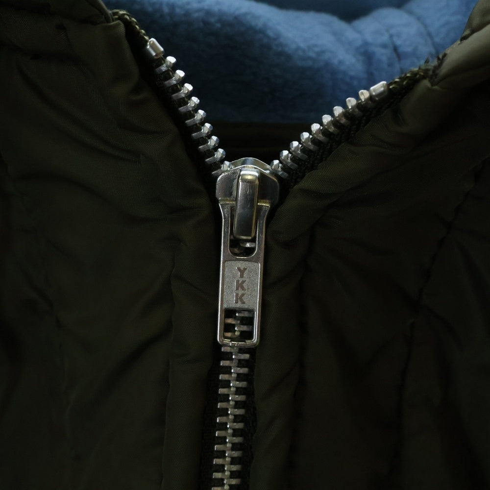 COMME des GARCONS SHIRT(コムデギャルソンシャツ) NYLON PONCHO ナイロンハーフジップポンチョ カーキ W19902