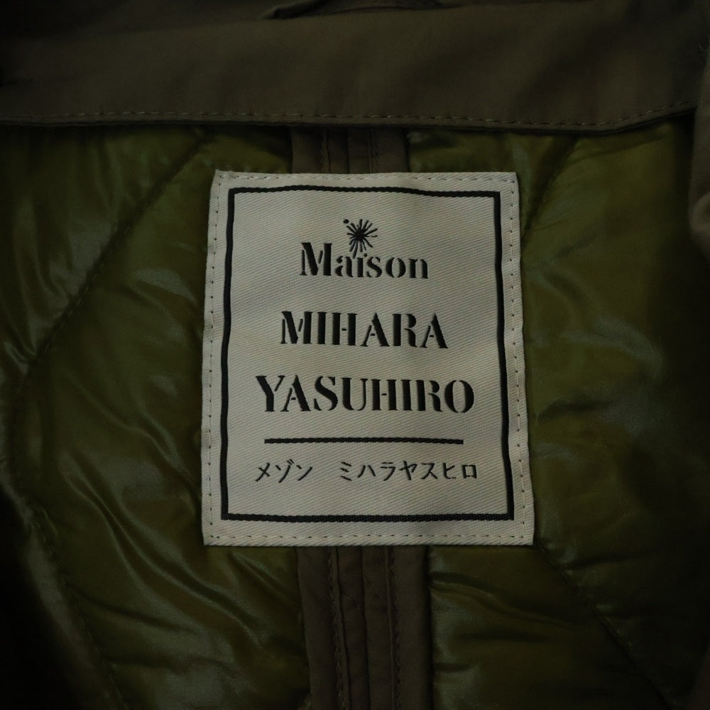 MAISON MIHARAYASUHIRO(メゾンミハラヤスヒロ) DOCKING MODS COAT クレイジーパターンドッキングモッズコート ロングコート カーキ 71051302