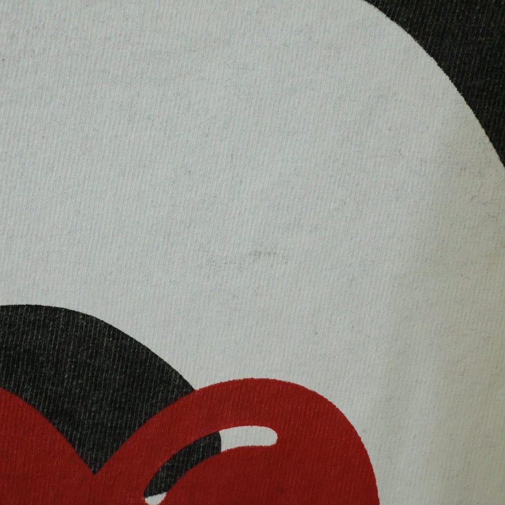 Emotionally Unavailable(エモーショナリー アンアヴェイラブル) 25SS ×A BATHING APE EU BAPE FACE SS TEE EU-HR8-0000-C30 × アベイシングエイプ プリント クルーネック半袖Tシャツカットソー グレー
