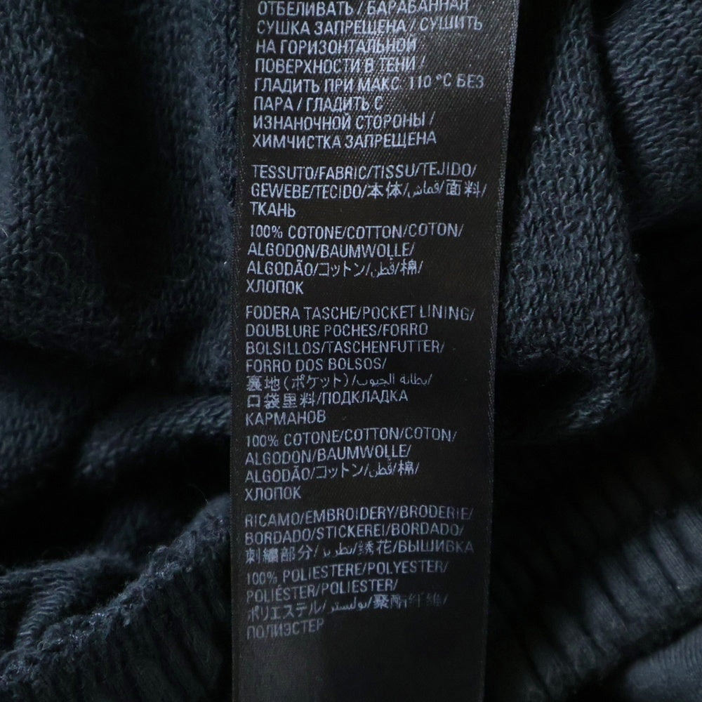BALENCIAGA(バレンシアガ) ダメージ加工BBロゴ刺繍ショートパンツ ショーツ ブラック 676137