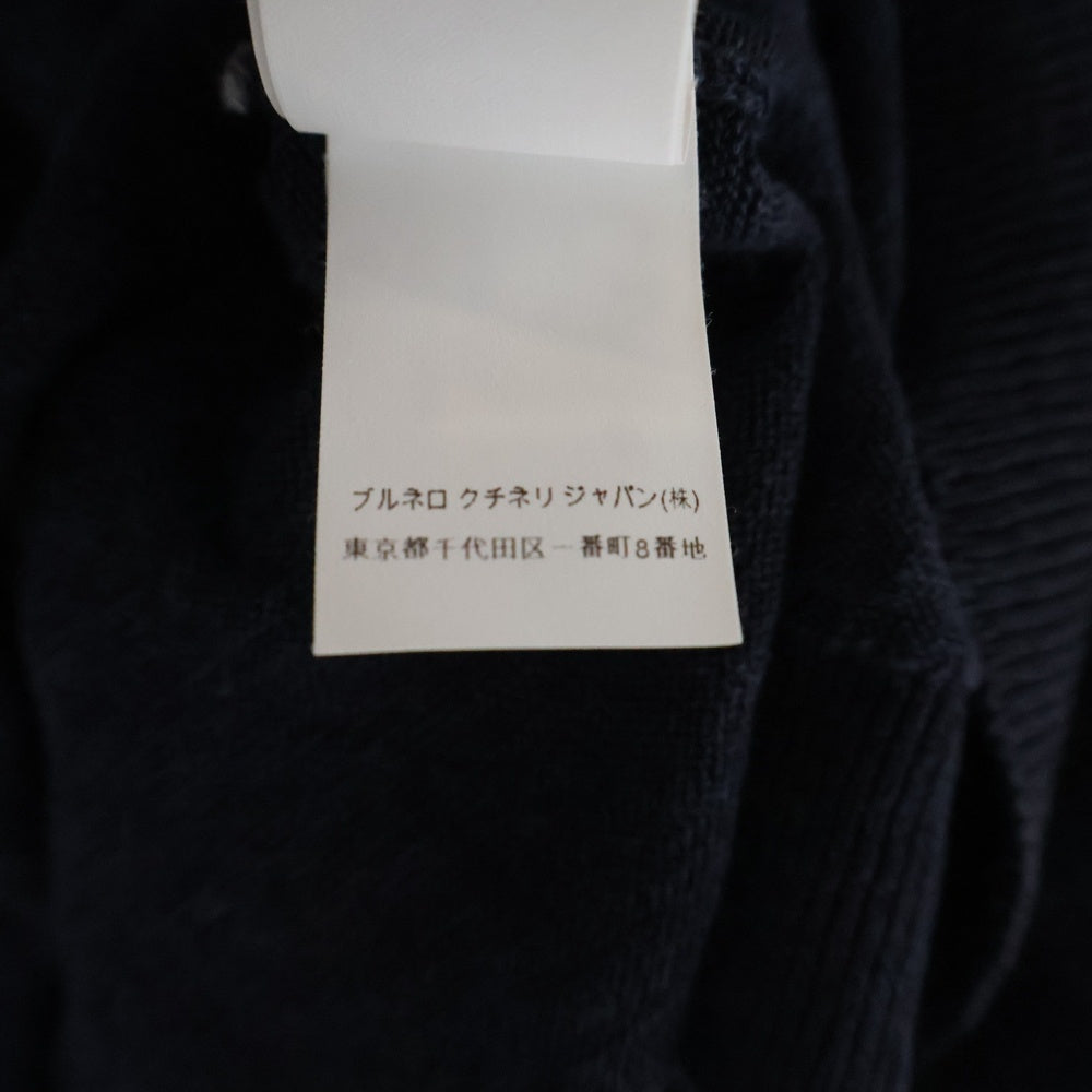 BRUNELLO CUCINELLI(ブルネロクチネリ) ビジュー装飾 薄手 リネン カーディガン レディース ネイビー