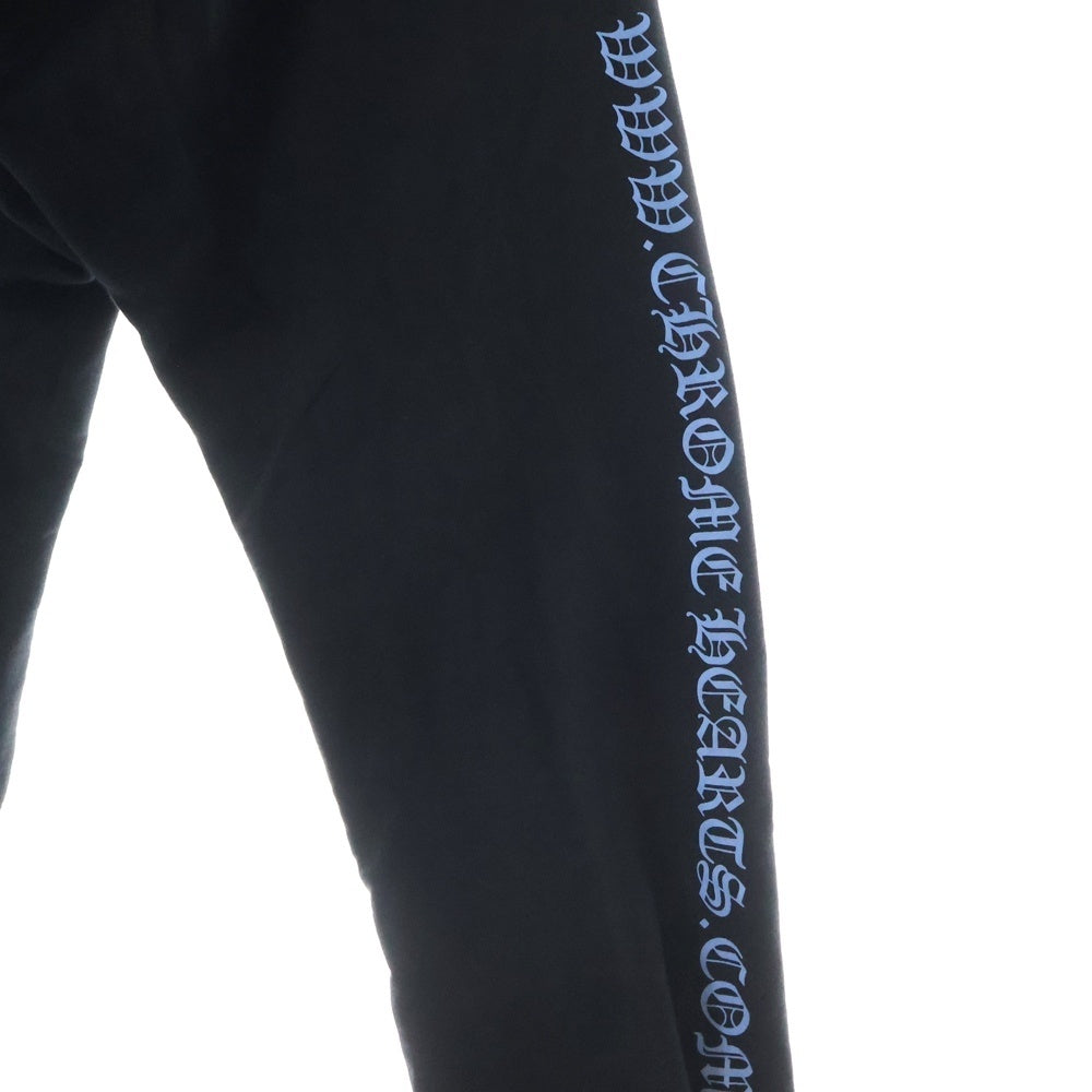 CHROME HEARTS(クロムハーツ) WWW.CHROMEHEARTS.COM HOODIE オンライン限定 ホースシュープリント スウェットパンツ ブラック/ブルー