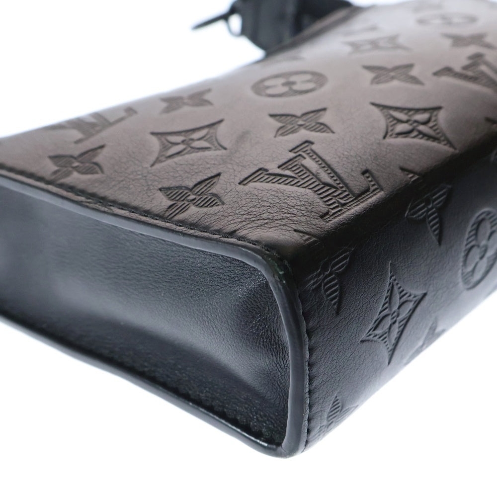 LOUIS VUITTON(ルイヴィトン) モノグラムシャドウ ガストン ウエアラブルウォレット ショルダーバッグ 2WAY クラッチバッグ ブラック M81115