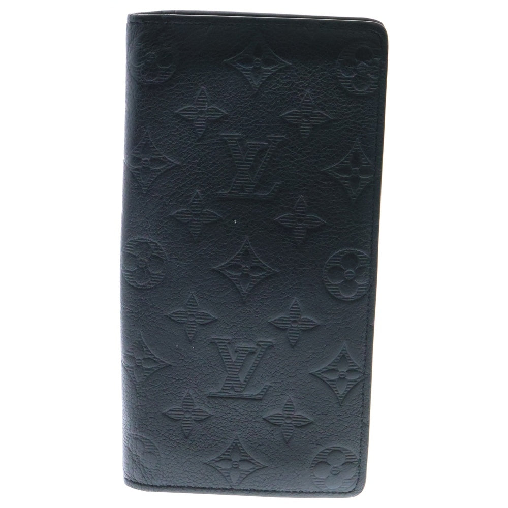 LOUIS VUITTON(ルイヴィトン) モノグラム シャドウ ポルトフォイユ ブラザ ロングウォレット 2つ折り財布 ブラック M62900