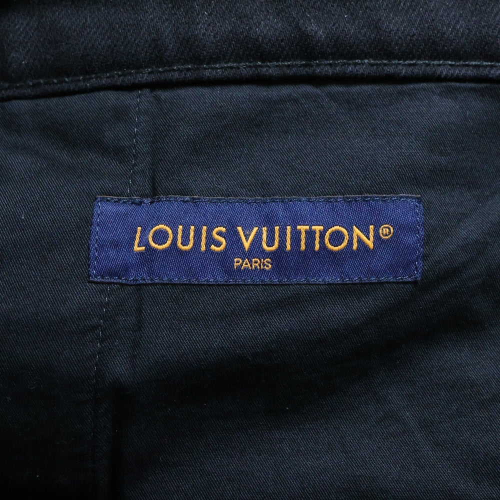 LOUIS VUITTON(ルイヴィトン) 25AW LV ブラゾン グラディエント エンブロイダリーデニムスケートパンツ ジーンズ ブラック RM252MV TBF HTD01W