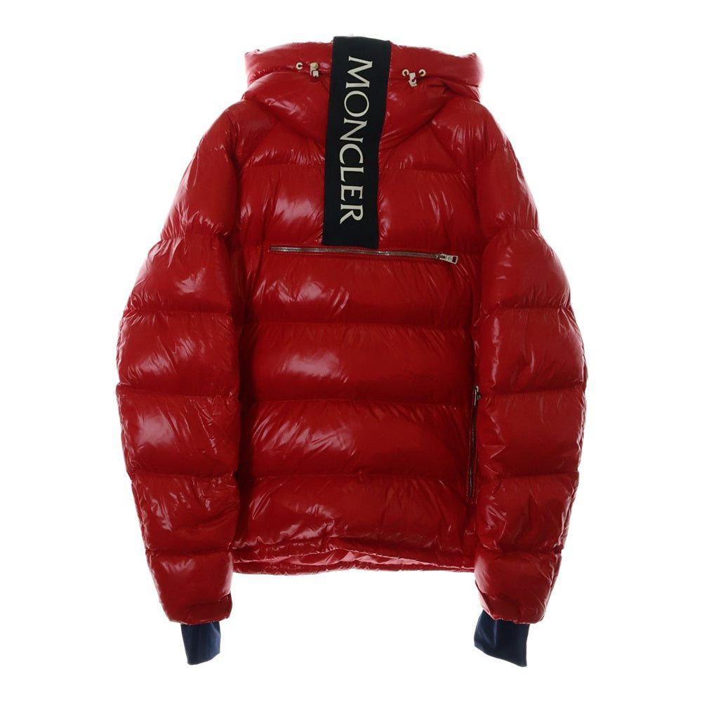 MONCLER(モンクレール) ×KITH LACHAT GIUBBOTTO C20964030105 68950 ×キス バックロゴ ダウンジャケット レッド