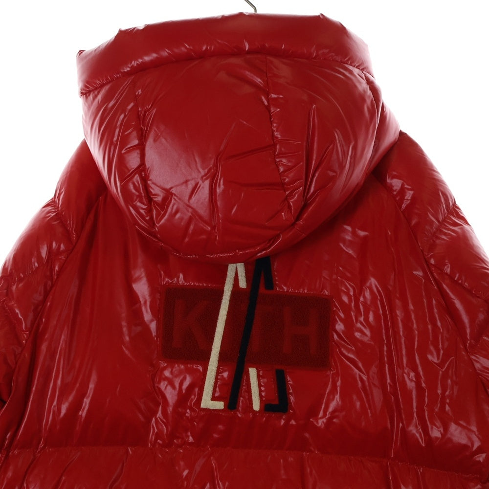 MONCLER(モンクレール) ×KITH LACHAT GIUBBOTTO C20964030105 68950 ×キス バックロゴ ダウンジャケット レッド
