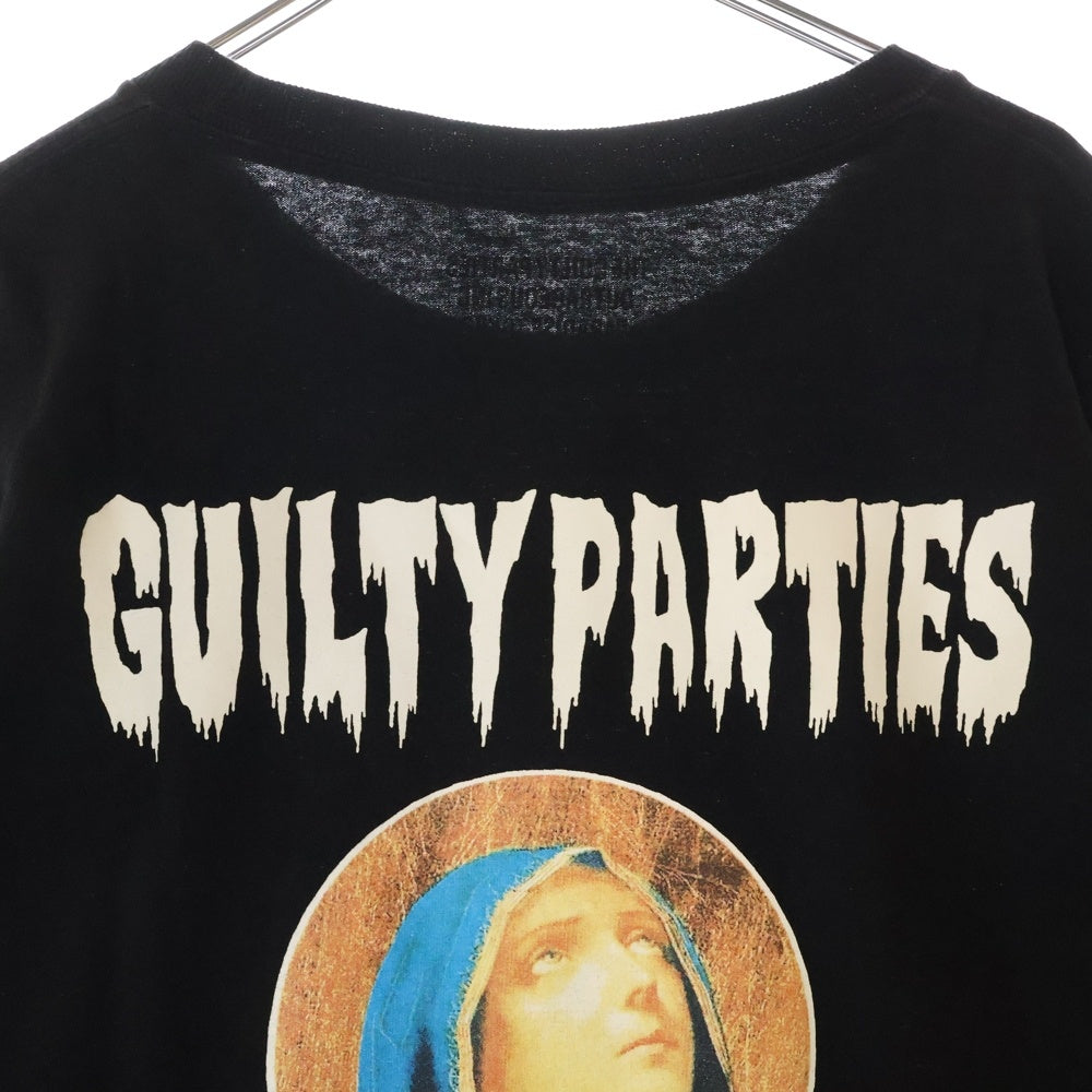 WACKO MARIA(ワコマリア) 21SS MARIA CREW NECK LONG SLEEV T-SHIAT バックマリアプリント クルーネック長袖Tシャツカットソー ロンT ブラック