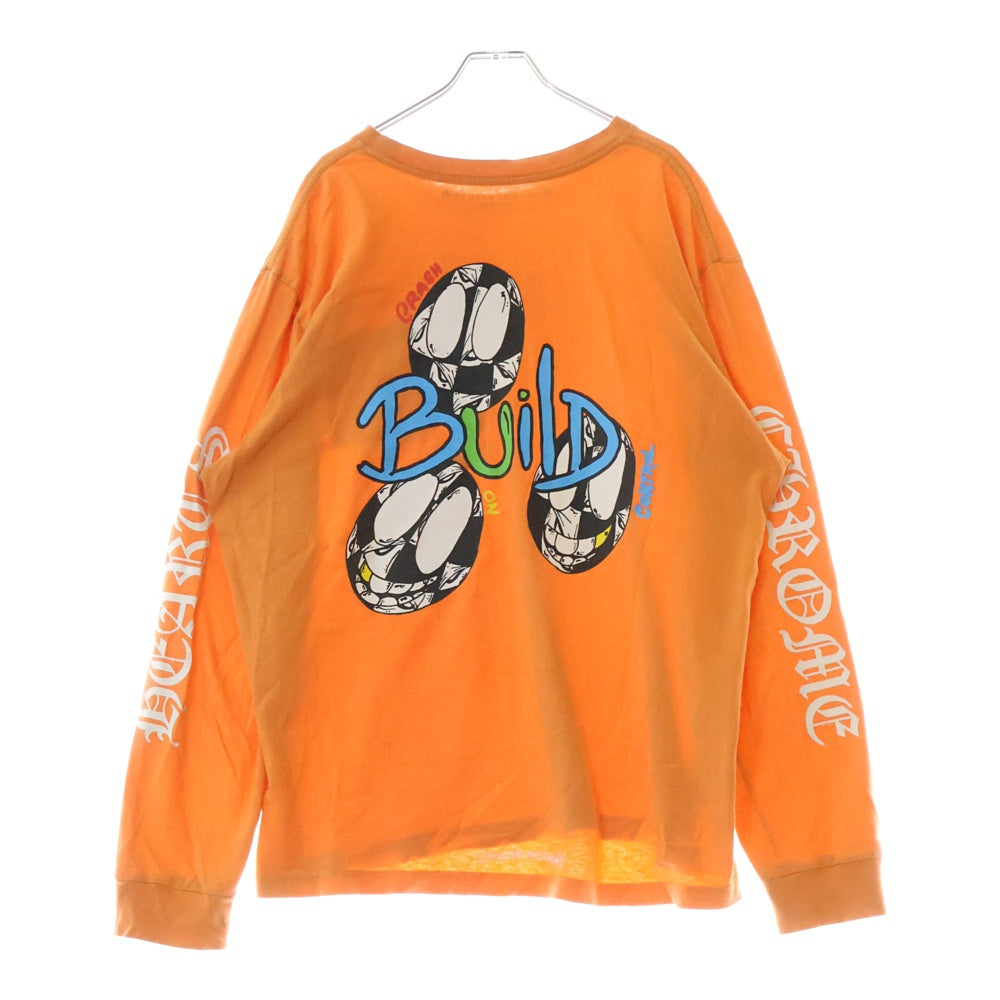 CHROME HEARTS(クロムハーツ) 21SS ×MATTY BOY PPO LINK BUILD LS Tee ×マッティボーイ リンクビルド クルーネック長袖Tシャツカットソー オレンジ
