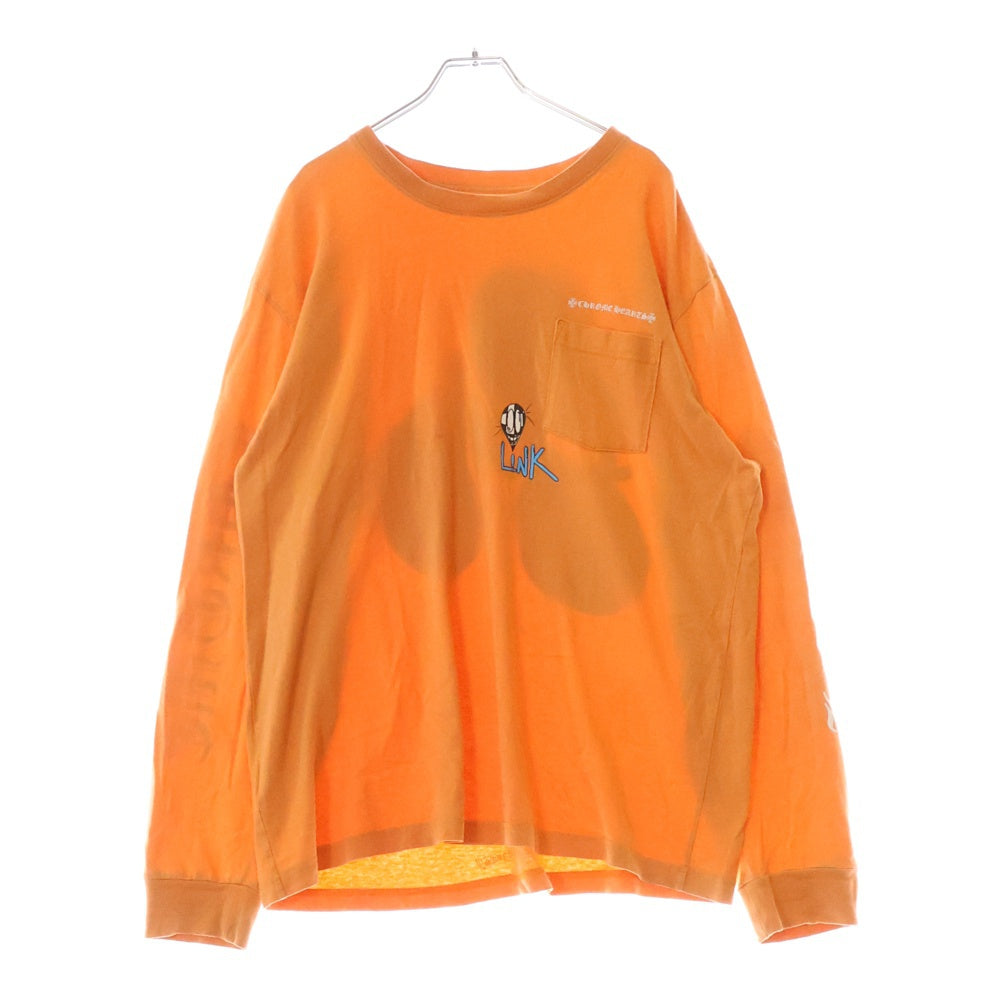 CHROME HEARTS(クロムハーツ) 21SS ×MATTY BOY PPO LINK BUILD LS Tee ×マッティボーイ リンクビルド クルーネック長袖Tシャツカットソー オレンジ