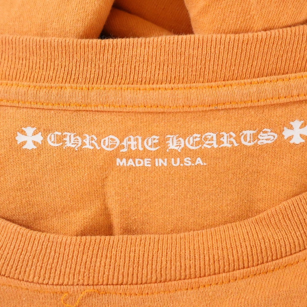 CHROME HEARTS(クロムハーツ) 21SS ×MATTY BOY PPO LINK BUILD LS Tee ×マッティボーイ リンクビルド クルーネック長袖Tシャツカットソー オレンジ