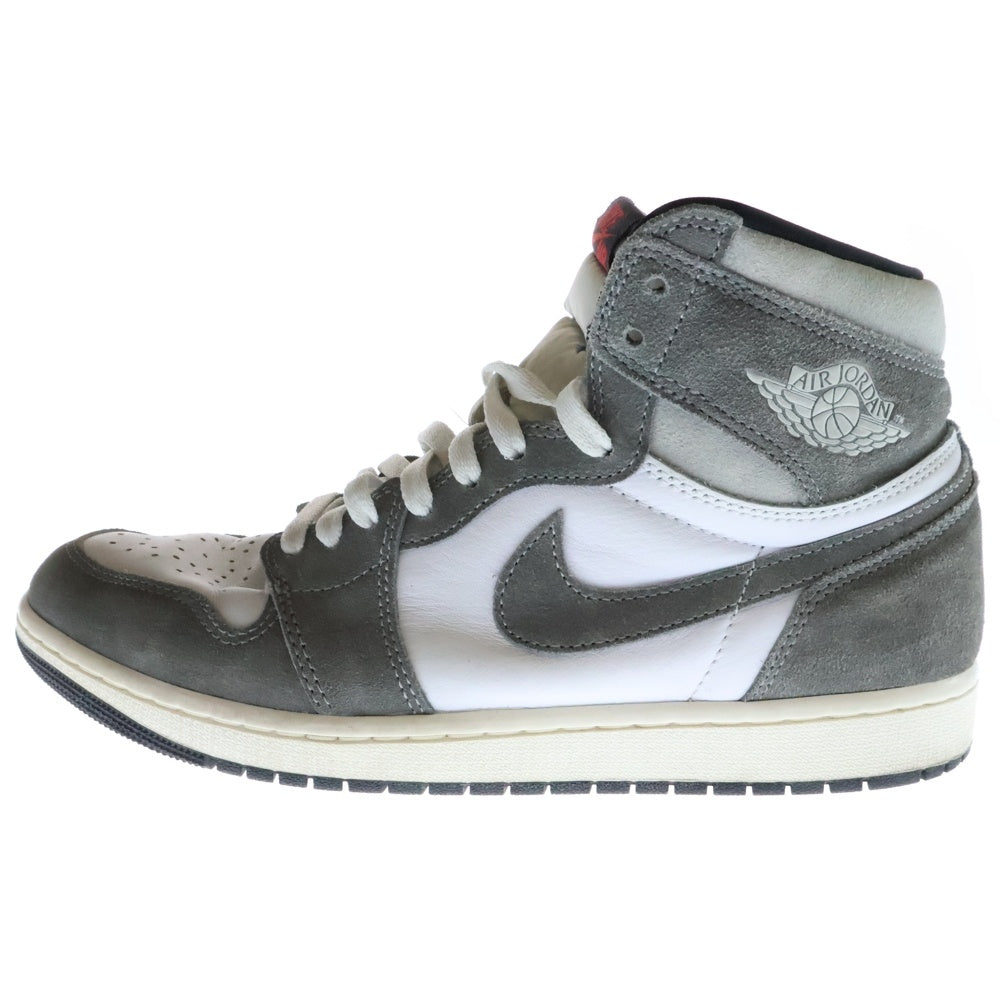 NIKE(ナイキ) AIR JORDAN 1 RETRO HIGH OG BLACK AND SMOKE GREY DZ5485-051 エアジョーダン ブラックアンドスモーク ハイカットスニーカー ホワイト/グレー